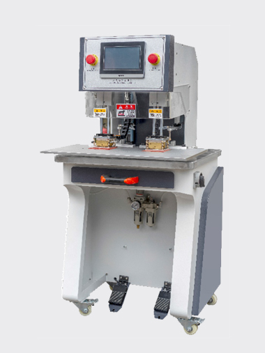 Double head automatic label hot stamping machine