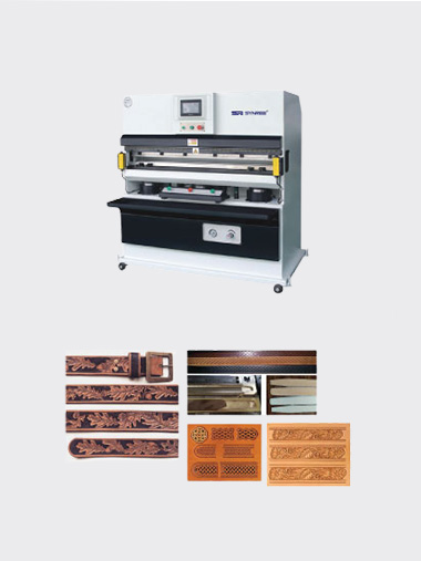 Plc Memory Hydraulic Leather Belt Embossing Machine