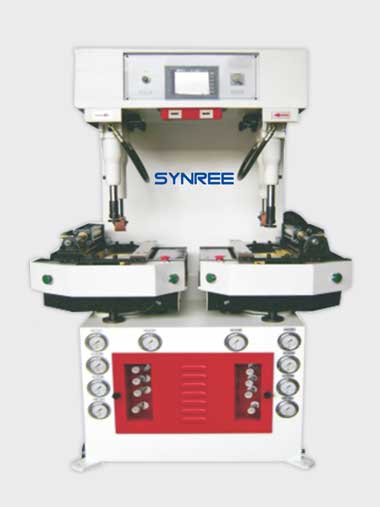 Heavy duty Sole Attaching Machine (PLC+Floating Bottom & Edge Function + Touch Screen)