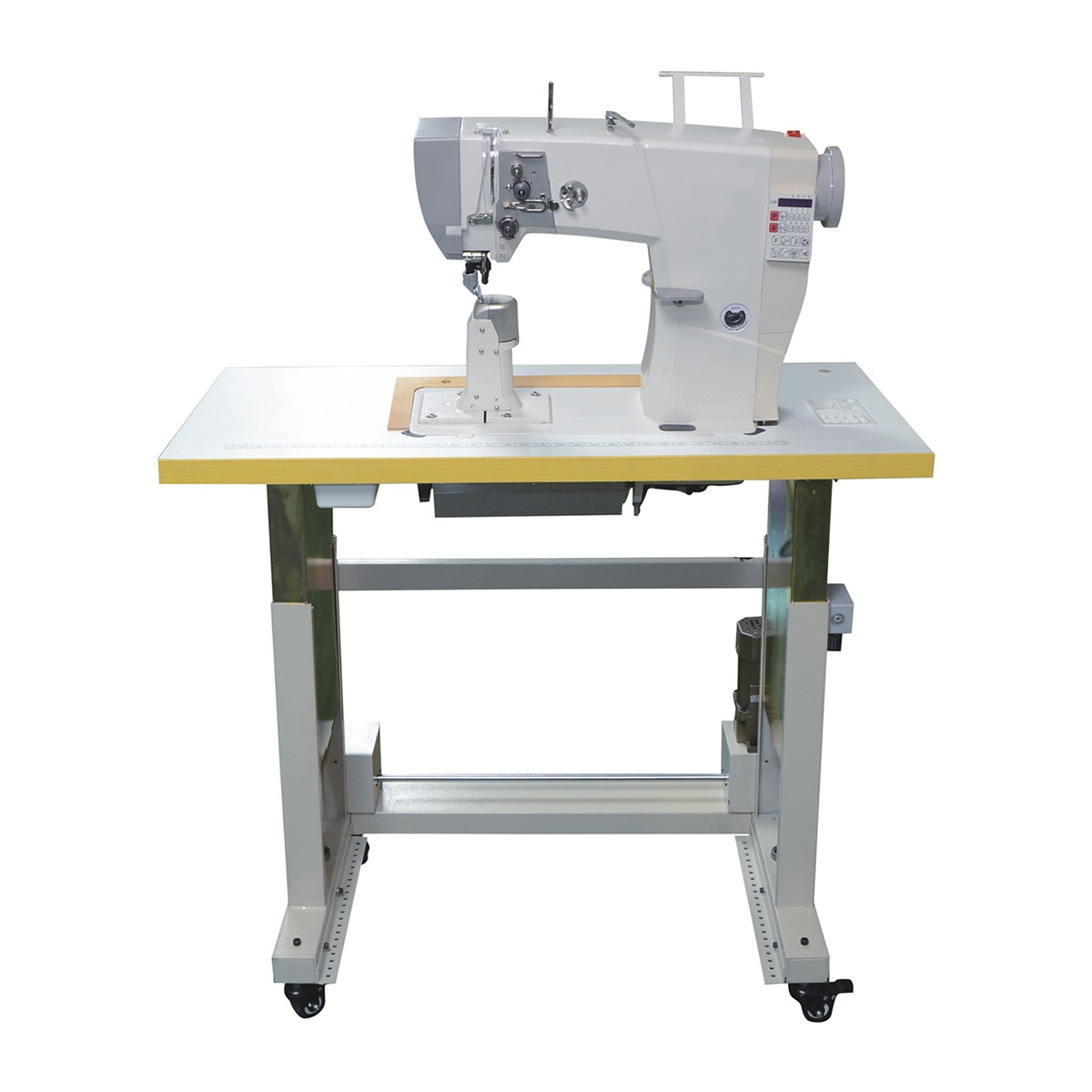 Single/Double Needle Post Bed Back Tacking Automatic Lockstitch Sewing Machine