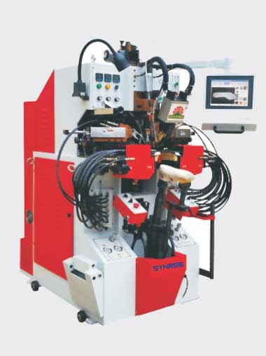 Intelligent Computerized And Auto Cementing Side And Heel Lasting Machine