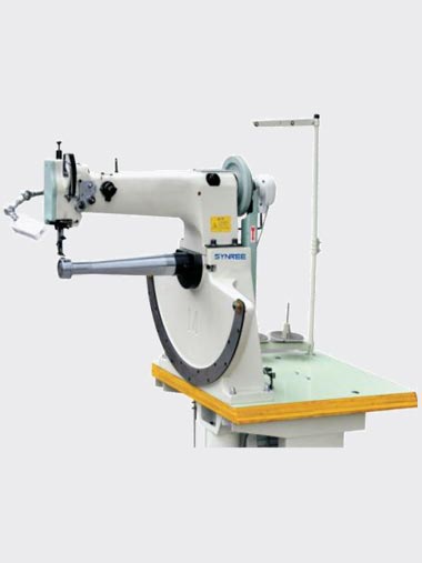 Single/Double Needle Seated Type Shoe-boarder Stitcher with Straight Oxhorn (Long Arm)