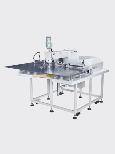 Computerized pattern sewing machine for extra heavy duty