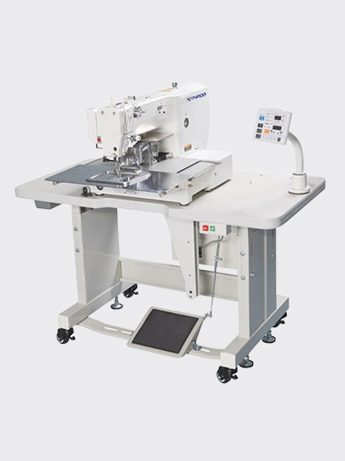 Computerized pattern sewing machine for extra heavy duty